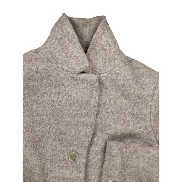 Sam Edelman Faux Fur Notch Collar Single-Breasted Women's XXL Long Jacket - Picture 4 of 15